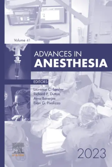 Cover of Advances in Anesthesia 2023