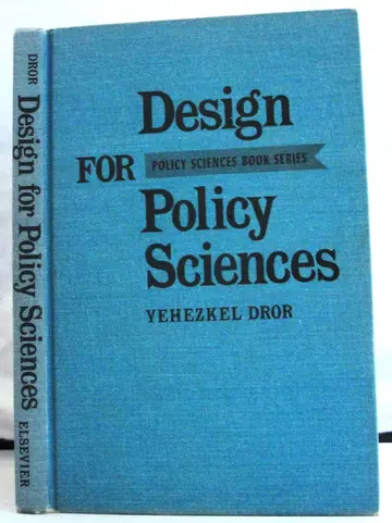 Cover of Design for Policy Sciences