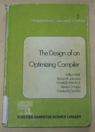Cover of Design of an Optimizing Compiler