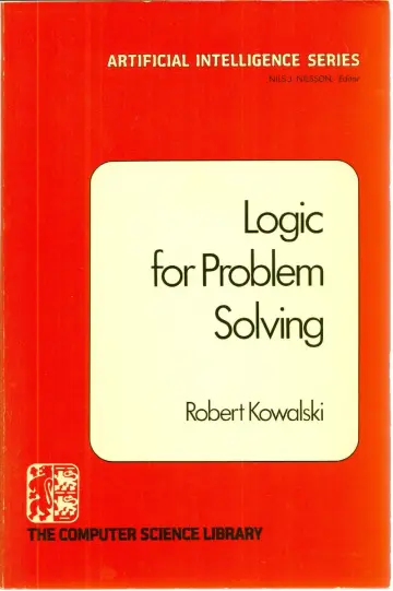 Cover of Logic for Problem Solving