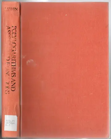 Cover of Polylogarithms and Associated Functions