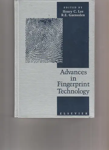 Cover of Advances in Fingerprint Technology