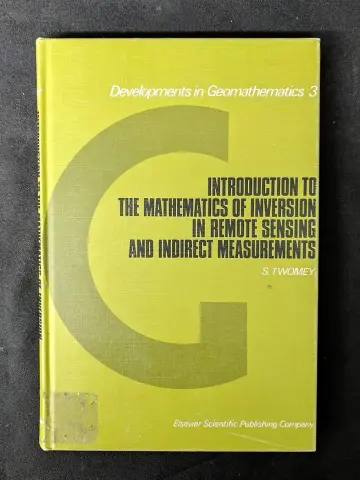 Cover of Introduction to the Mathematics of Inversion in Remote Sensing and Indirect Measurements