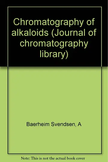 Cover of Chromatography of alkaloids