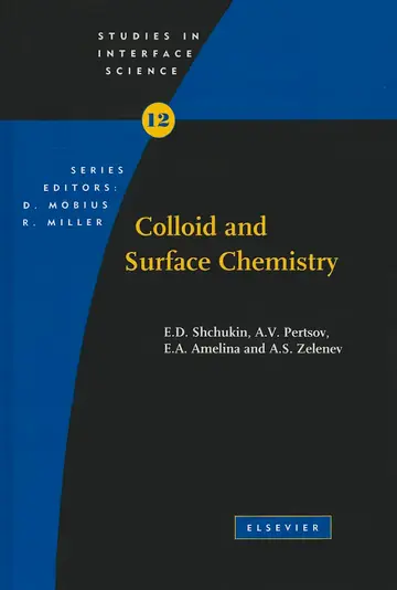 Cover of Colloid and Surface Chemistry