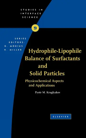 Cover of Hydrophile-Lipophile Balance of Surfactants and Solid Particles