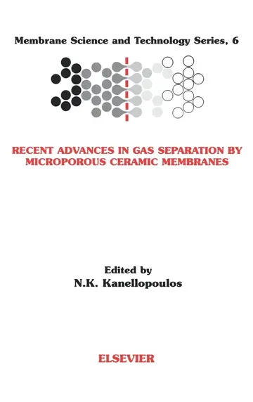 Cover of Recent Advances in Gas Separation by Microporous Ceramic Membranes