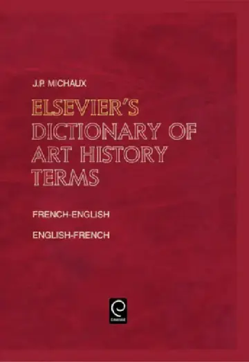 Cover of Elsevier's Dictionary of Art History Terms