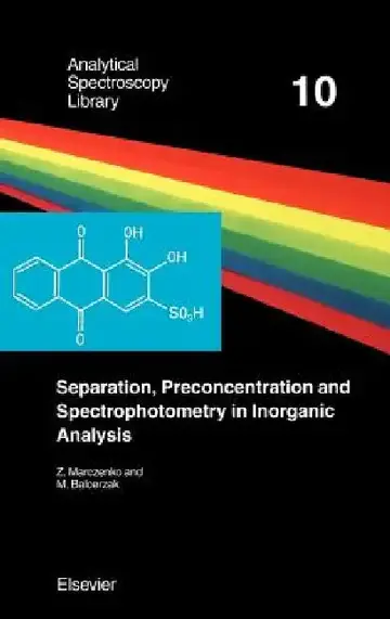 Cover of Separation, Preconcentration and Spectrophotometry in Inorganic Analysis
