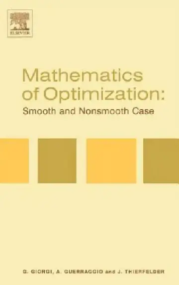 Cover of Mathematics of Optimization