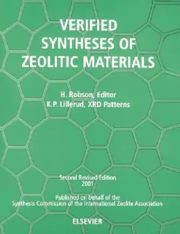 Cover of Verified Synthesis of Zeolitic Materials