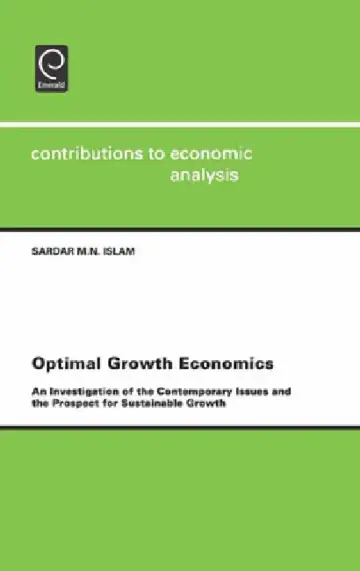 Cover of Optimal Growth Economics