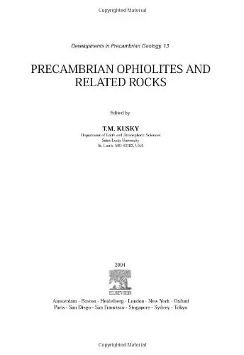 Cover of Precambrian Ophiolites and Related Rocks