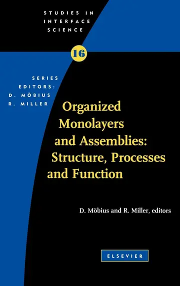 Cover of Organized Monolayers and Assemblies