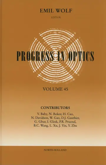 Cover of Progress in Optics