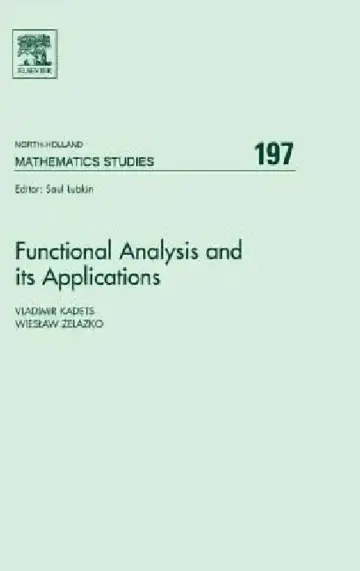Cover of Functional Analysis and Its Applications