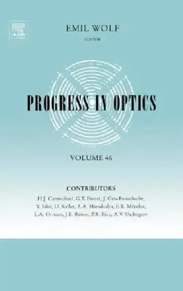 Cover of Progress in Optics