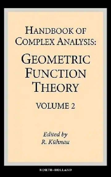 Cover of Handbook of Complex Analysis