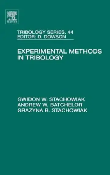 Cover of Experimental Methods in Tribology