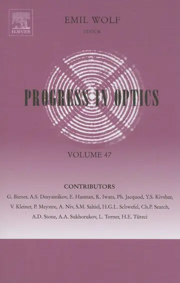 Cover of Progress in Optics