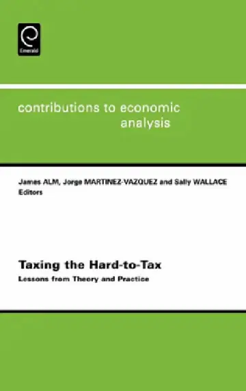 Cover of Taxing the Hard-To-Tax