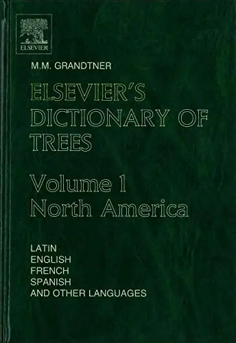 Cover of Elsevier's Dictionary of Trees
