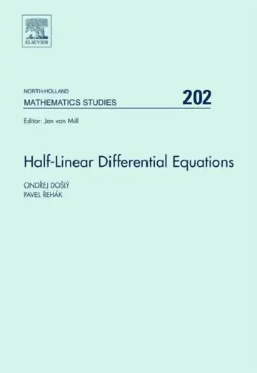 Cover of Half-Linear Differential Equations