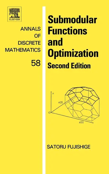 Cover of Submodular Functions and Optimization