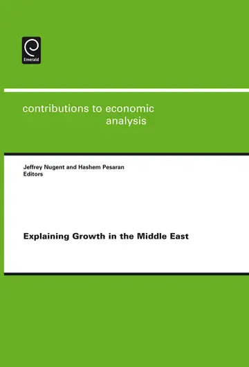 Cover of Explaining Growth in the Middle East