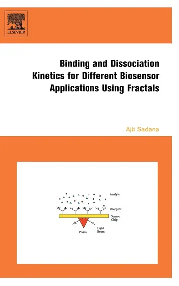 Cover of Binding and Dissociation Kinetics for Different Biosensor Applications Using Fractals
