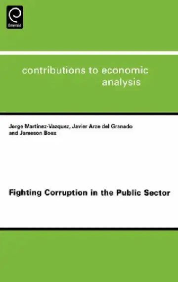 Cover of Fighting Corruption in the Public Sector