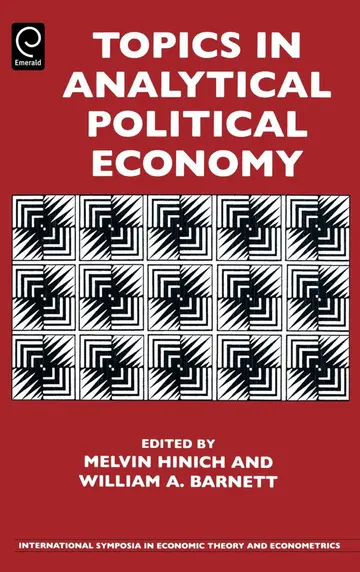 Cover of Topics in Analytical Political Economy