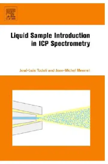 Cover of Liquid Sample Introduction in Icp Spectrometry