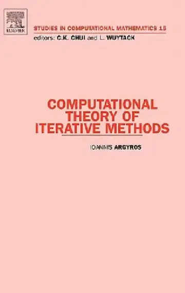 Cover of Computational Theory of Iterative Methods