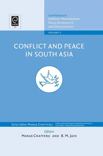 Cover of Conflict and Peace in South Asia (5)