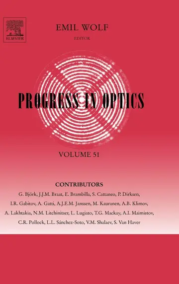 Cover of Progress in Optics