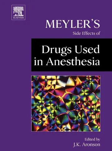 Cover of Meyler's Side Effects of Drugs Use in Anesthesia