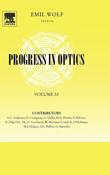 Cover of Progress in Optics