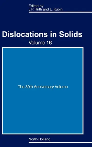 Cover of Dislocations in Solids