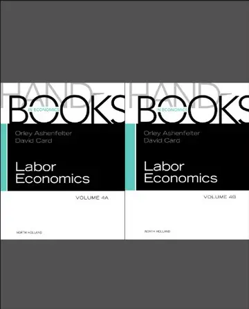 Cover of Handbook of Labor Economics, Volume 4A & B SET