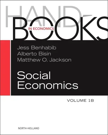 Cover of Handbook of Social Economics