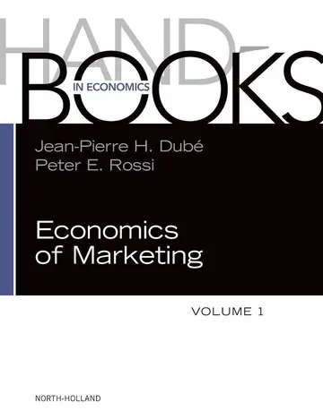 Cover of Handbook of the Economics of Marketing