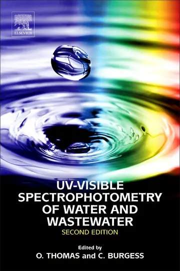 Cover of UV-Visible Spectrophotometry of Water and Wastewater