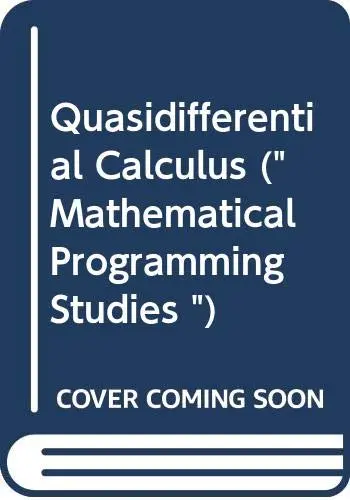 Cover of Quasidifferential Calculus