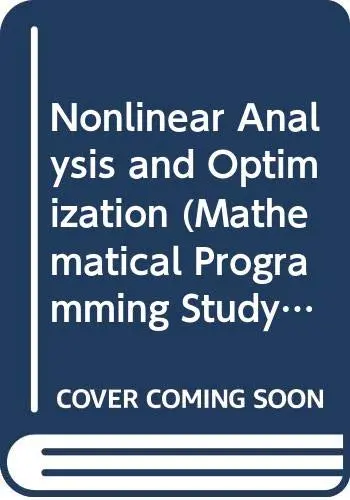 Cover of Nonlinear Analysis and Optimization