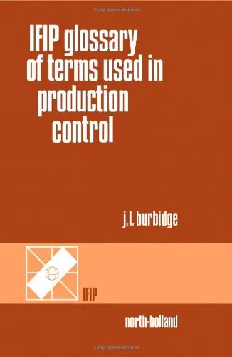 Cover of IFIP Glossary of Terms Used in Production Control