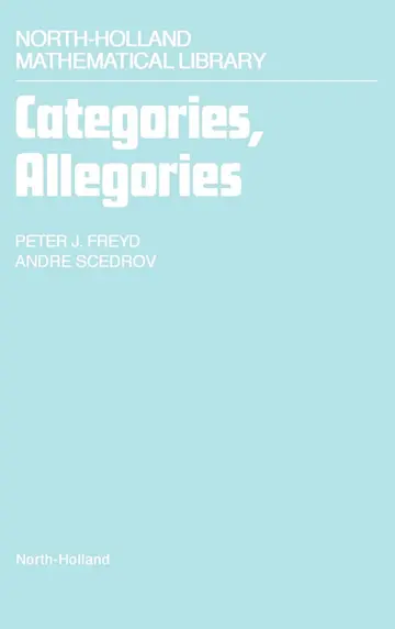 Cover of Categories, Allegories