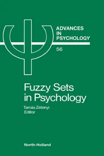 Cover of Fuzzy Sets in Psychology