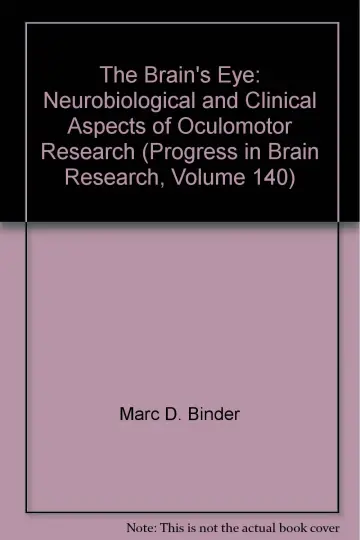 Cover of The Brain's Eye Neurobiological and Clinical Aspects of Oculomotor Research