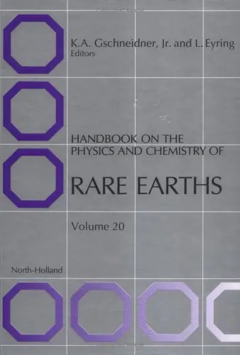 Cover of Handbook on the Physics and Chemistry of Rare Earths
